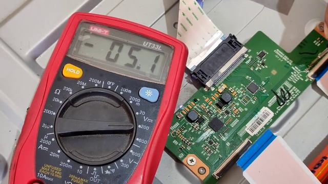 LED LCD TV HORIZONTAL LINE PROBLEM REPAIR