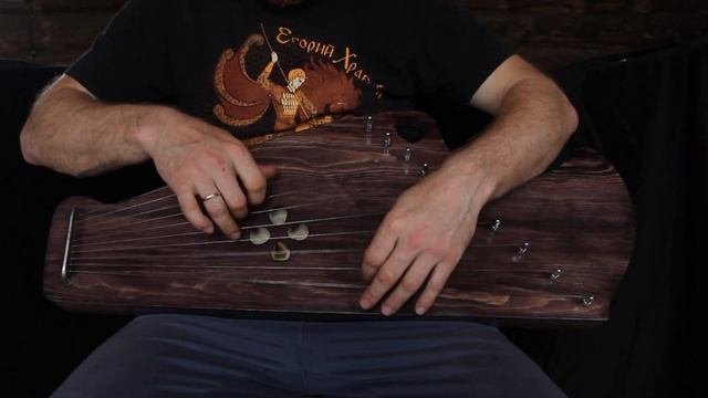 Крыловидные гусли Чеботок. Пример звучания. Gusli.