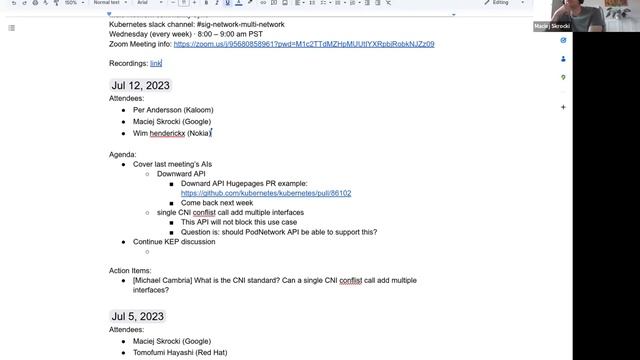 Multi-Network Community Sync Meeting for 20230712