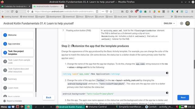Tutorial Android Studio : Mengubah App Name dan App Background