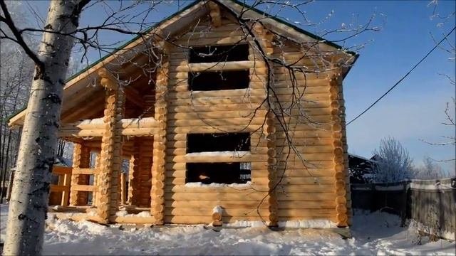 Деревянные дома из оцилиндрованного бревна под ключ! Нижневартовск Мегион