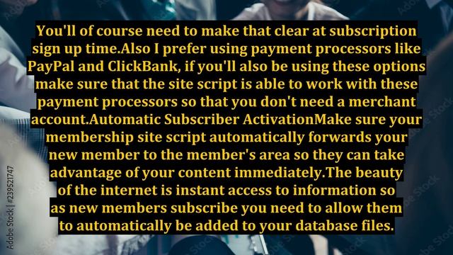 Choosing the Best Site Membership Script
