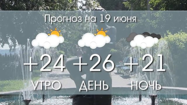 ПОГОДА С 19 ПО 20 ИЮНЯ
