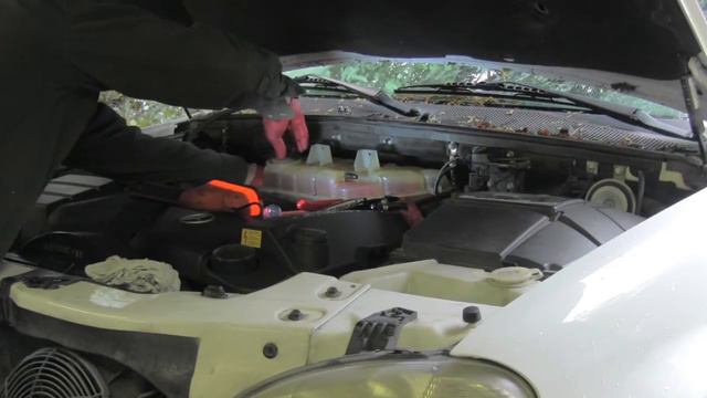 Mercedes ML320 Coolant Expansion Tank Replacement