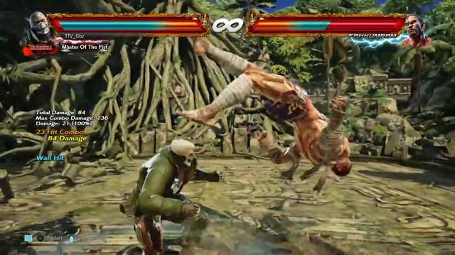 TEKKEN 7 | Bryan Fury 40 Hit Double Gatling Gun Combo