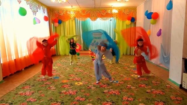 Детский танец с платками Восточные сказки