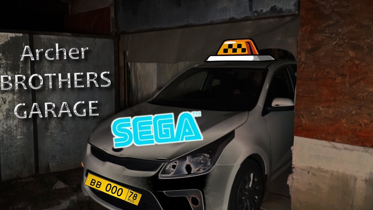 Такси Kia Rio в комплектации Sega MegaDrive