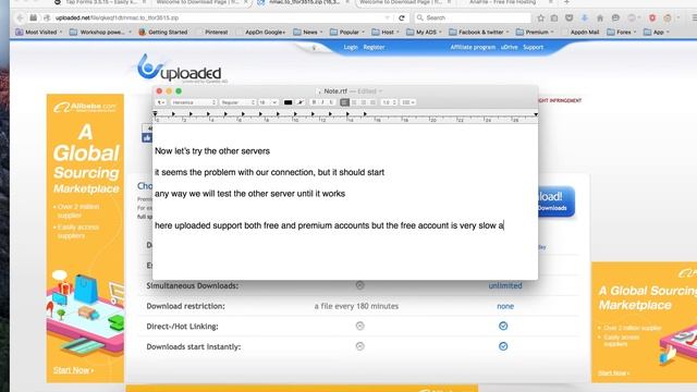 How to download files from host servers on NMac.to