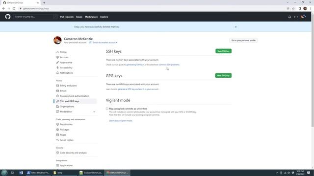 Find GitHub's SSH URL & Git Cloning!