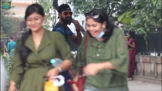 Calling Bong Girl's "AUNTY" Prank| Epic Reactions| The Crazy Infinity