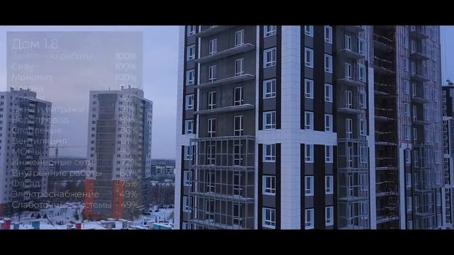 Ход строительства ЖК "Станция Спортивная" Январь 2022