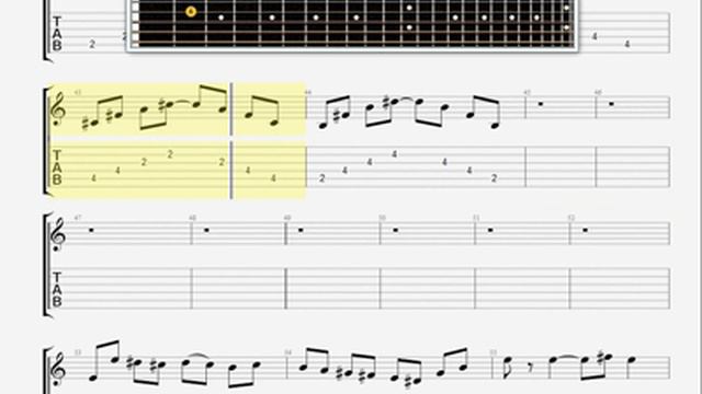 Beatles The   And Your Bird Can Sing GUITAR 2 TABLATURE