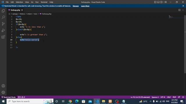 PHP If Elseif else Statements Tutorials