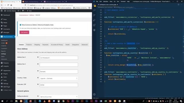Add New Unregistered Country to WooCommerce