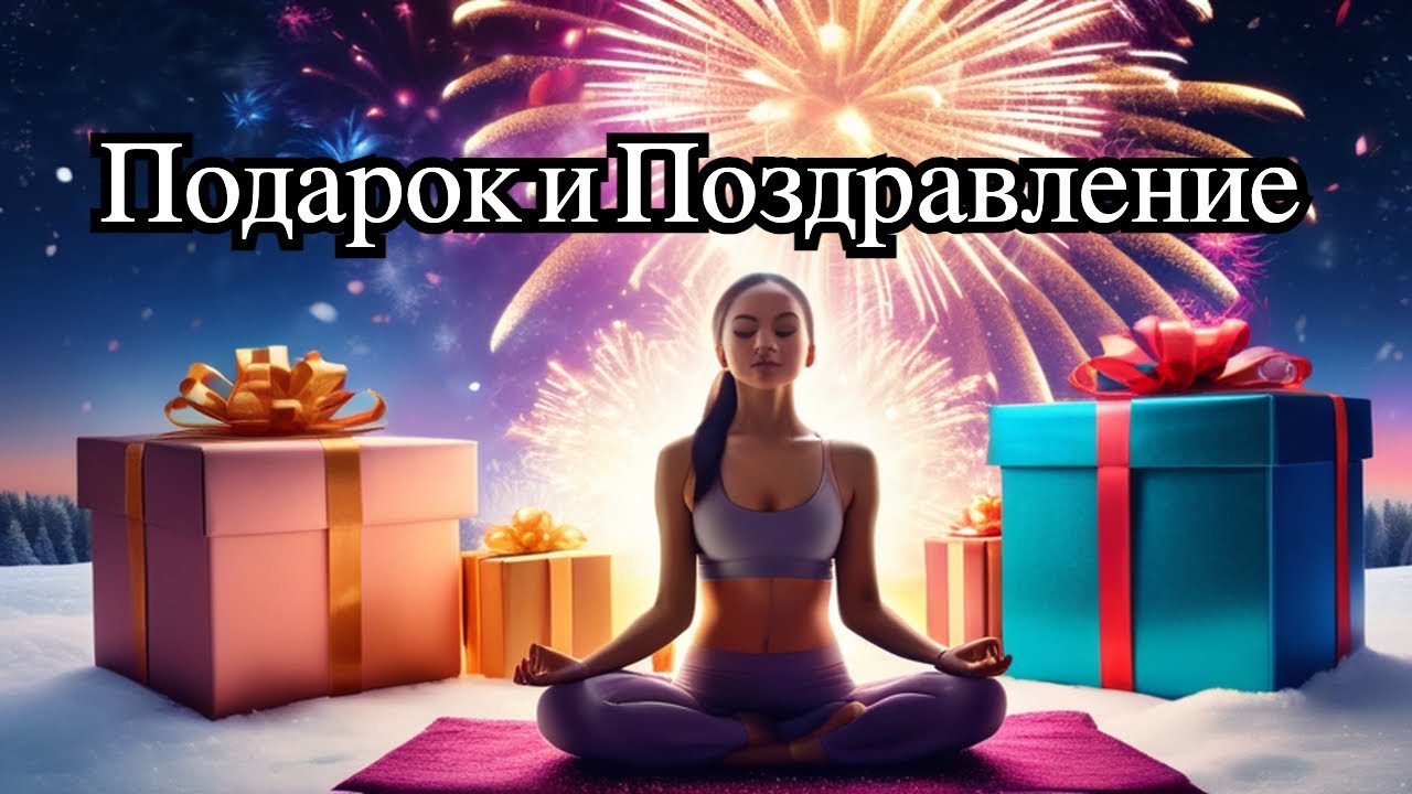 Подарок + Поздравление с Новым Годом 2024. Супер-медитация на Достижение Цели/Мечты - забирай!