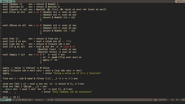 Haskell - Tutorial 10 - Monadic Interpreters