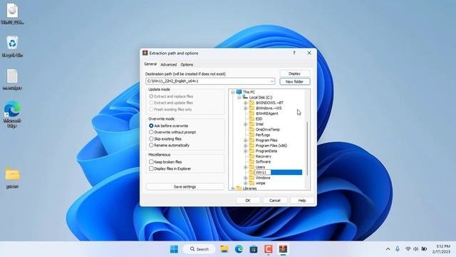 How to install Windows 11 over network