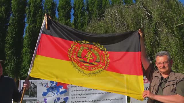 Ehrung der Helden zum Tag des Sieges sowjetisches Ehrenmal Berlin Treptow 9. Mai 2024!