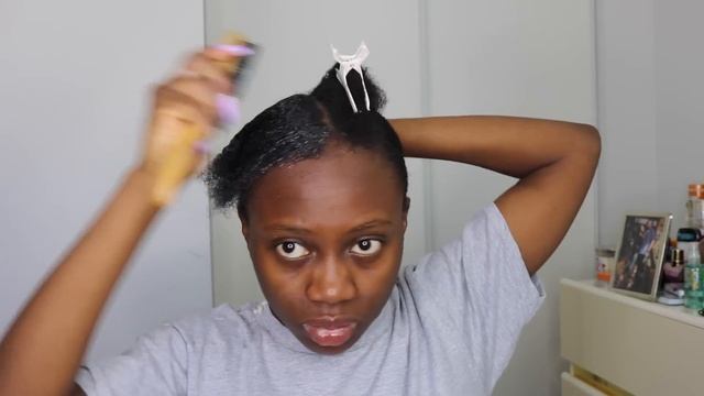 4C Natural Hair Doesn't Slick Down!? LOOK AT WHAT SHE DID! Slick down Short 4C Natural Hair Tutoria