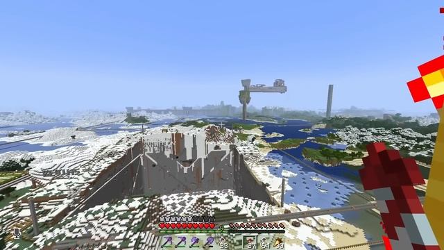 Minecraft, Fast Render Distance är 2000!