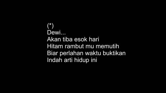 Threesixty - Dewi (Lirik)