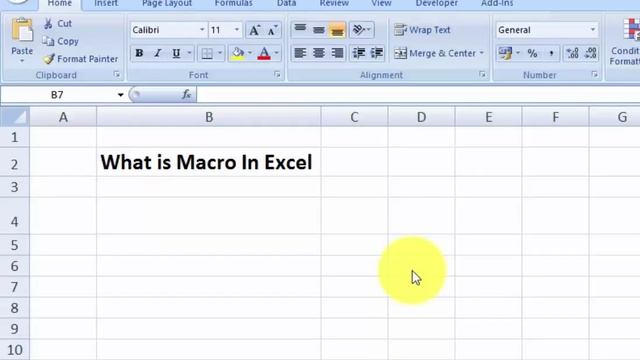[Free Excel Tutorial] WHAT IS MACROS IN EXCEL -Full HD