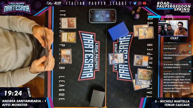 MTG PAUPER - Affo Monster vs Temur Cascade - LPMartesana