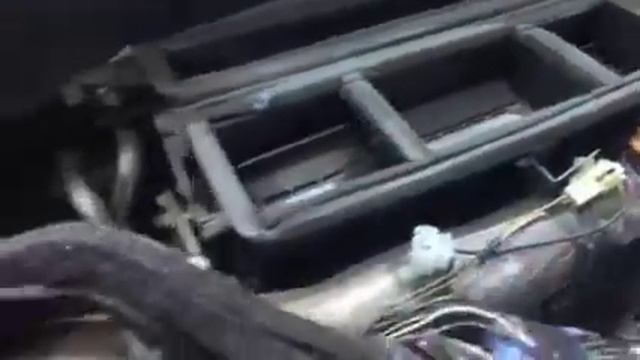 Моторный щит в Паджеро Спорт со стороны салона так же обрабатываем виброизоляцией Тишина