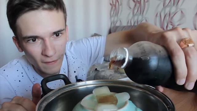 сумашедшая заморозка кока-колы!