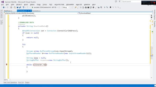 C# Xamarin Android MySQL Database Ep.01 : Spinner - Select and Show