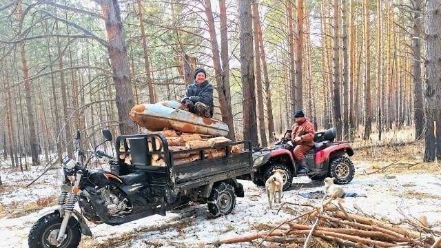 КИТАЙСКИЙ МОНСТР НА ЦЕПЯХ. ЕДЕМ ЗА ВАЛЕЖНИКОМ. ПРОВЕРЯЕМ ЖЕРЛИЦЫ.