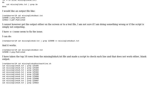 DevOps & SysAdmins: Script to grep large file