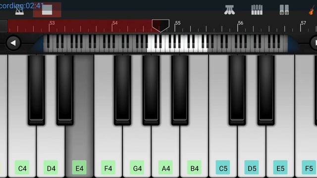 Jati Maya Laye Pani cover piano  - Arun Thapa | Walk Band app | | violin sound |