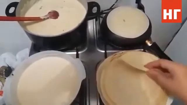 Секрет выпечки блинов на Масленицу