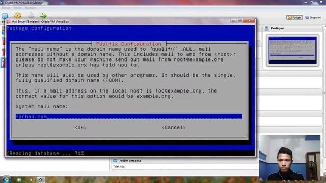 Konfigurasi Mail Server Debian 8 di Oracle VM VirtualBox