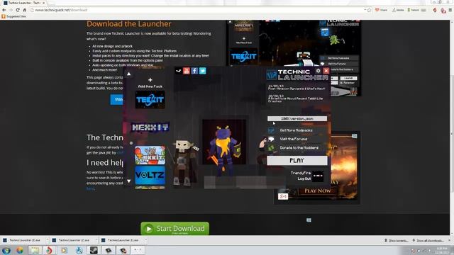 Minecraft 1.7.2 - How To Install Hexxit With Windows 7