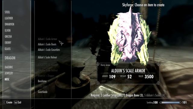 Alduin Is Now Your Armor In Skyrim