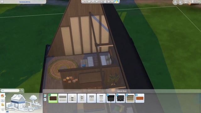 Triangle Skylight | The Sims 4 speed build