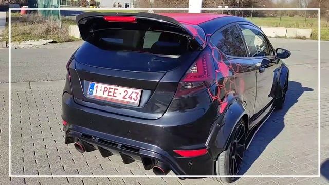 Ford Fiesta MK7.5 / 1.0 Ecoboost Black edition 140hp widebody rocket bunny kit