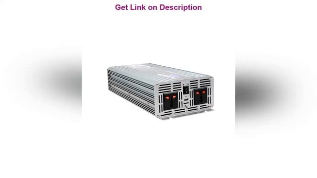 Big Sale Power Inverter 4000W Pure Sine Wave Inverter DC 12V/24V/48V to AC 110/220V Car Converter S