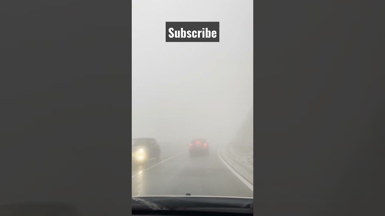 Strong fog