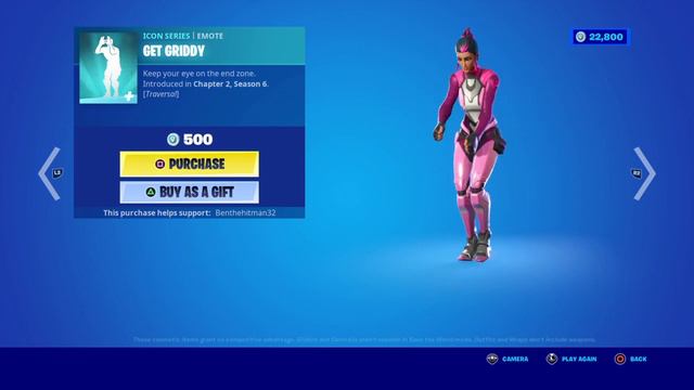 Fortnite Get Griddy Emote