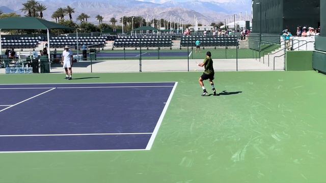 Matteo Berrettini Forehand  Backhand in real-time and slow motion