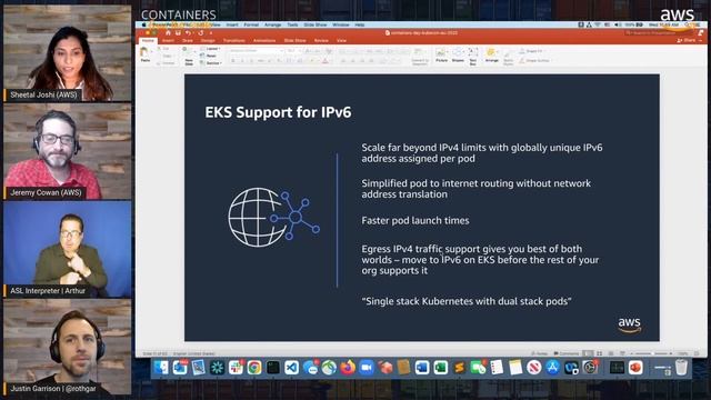 EKS with IPv6 networking - AWS Container Days - Kubecon EU 2022