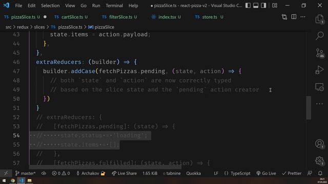 #24: ? React Pizza v2 — TypeScript + Redux Toolkit