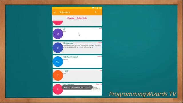 Android Projects S1E1: Pioneer Scientists - Firebase Realtime Database CRUD Template(Java)
