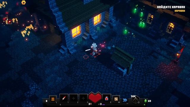 Minecraft Dungeons прохождение Леса Криперов
