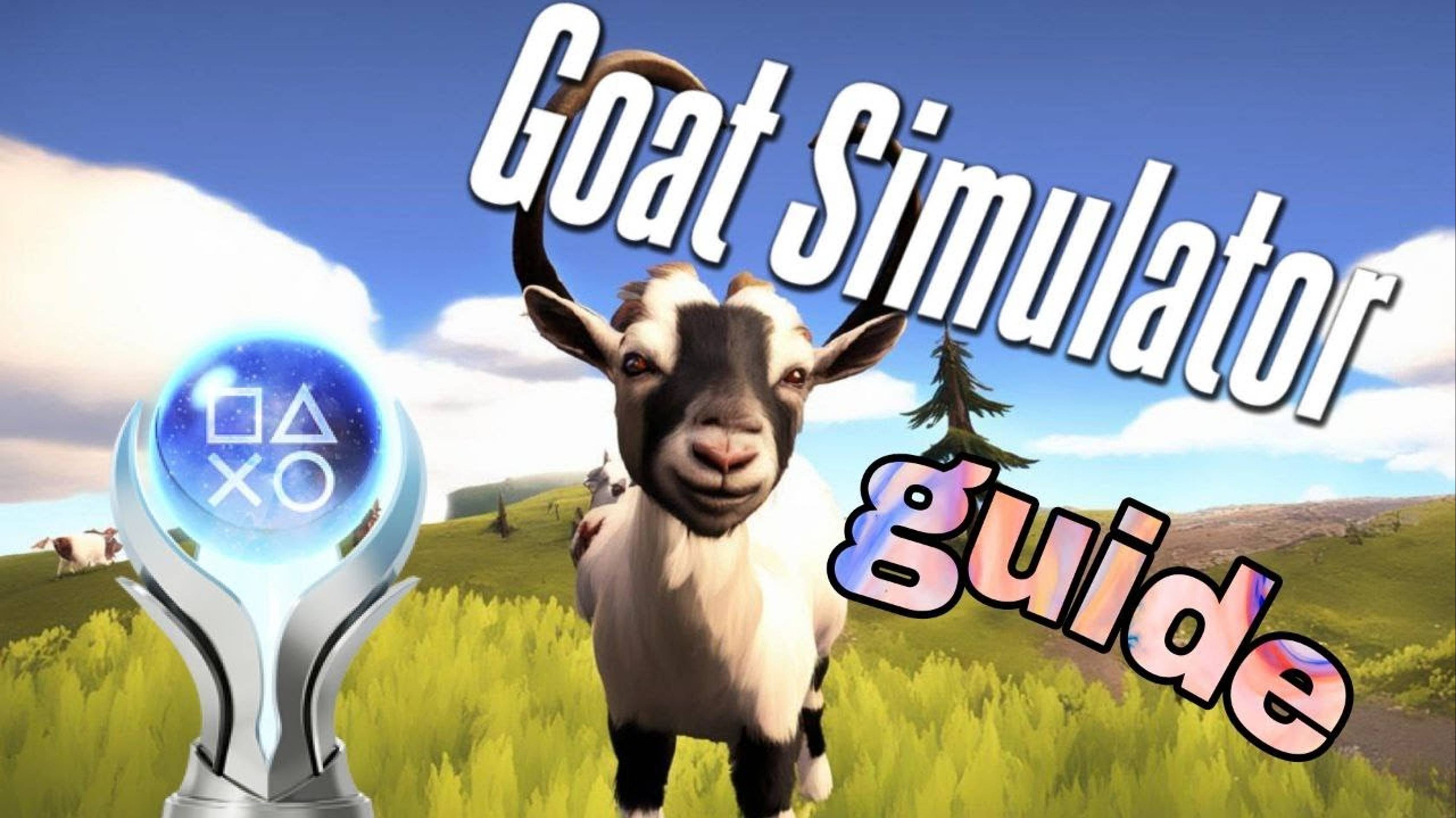 Платина в goat simulator на ps4!!!