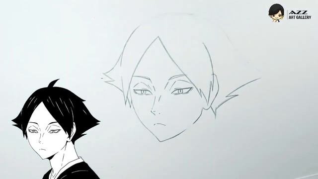 How to draw Suna Rintarou from Haikyuu to the top