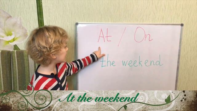 Days of the week. Дни недели. Урок 22. English for kids with Gleb.